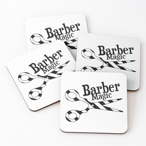 Item preview, Barber Magic - black and white designed and sold by XOOXOO.