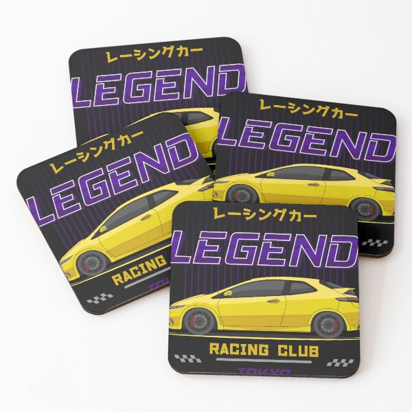 Item preview, Midnight Racer Yellow FN2 JDM designed and sold by goldentuners.