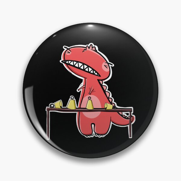 Item preview, Funny Red T-Rex At Handbell Choir Practice designed and sold by SubtleSplit.