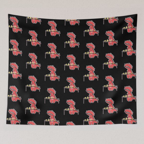 Item preview, Funny Red T-Rex At Handbell Choir Practice designed and sold by SubtleSplit.