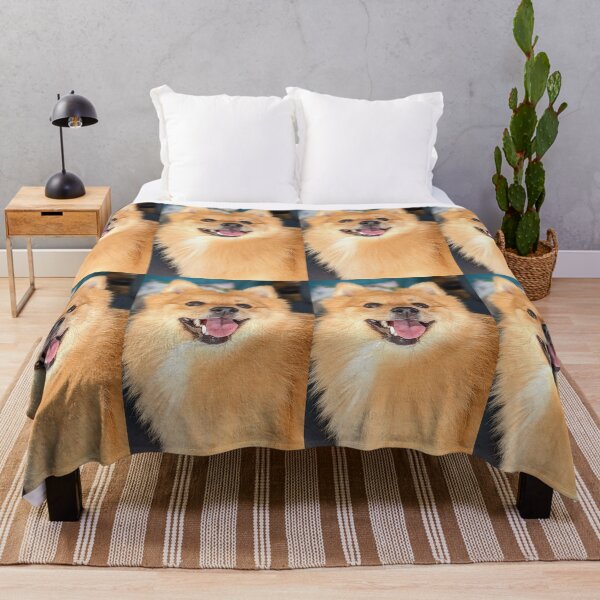 Item preview, Cute Pomeranian smiles designed and sold by Fluffycat2020.