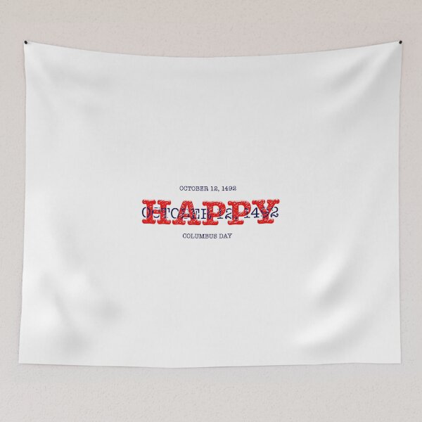 Item preview, Happy Columbus day,  October 1492 - American Flag designed and sold by rezze.