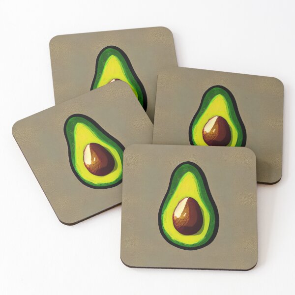 Item preview, Green Avocado Vegan Therapy Illustration Pattern designed and sold by SubtleSplit.