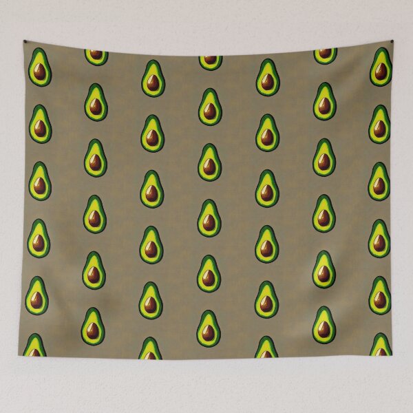 Item preview, Green Avocado Vegan Therapy Illustration Pattern designed and sold by SubtleSplit.