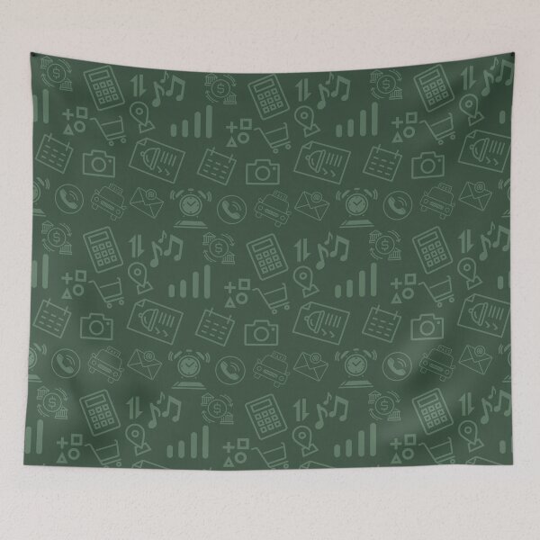 Item preview, benefits of mobile phone pattern designed and sold by Pride-Casuals.