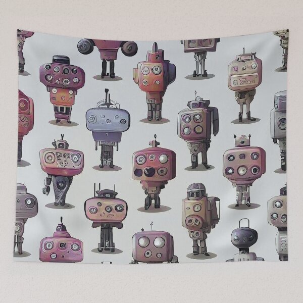 Item preview, ROBOT PATTERN  designed and sold by davidjulie.