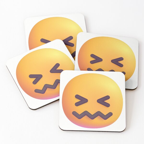 Item preview, Confused Face Emoji - optimized designed and sold by abroadDesigns.