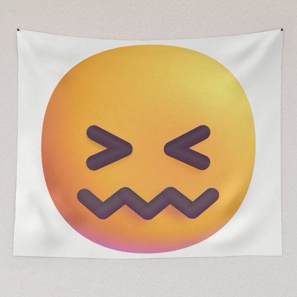 Item preview, Confused Face Emoji - optimized designed and sold by abroadDesigns.
