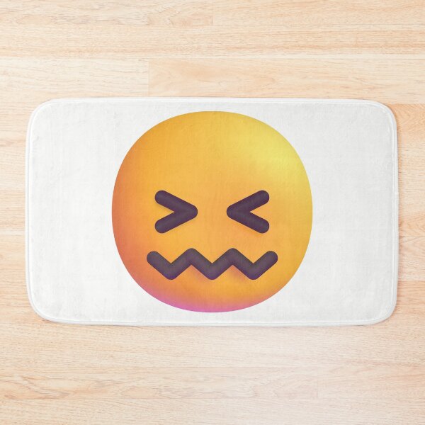Item preview, Confused Face Emoji - optimized designed and sold by abroadDesigns.
