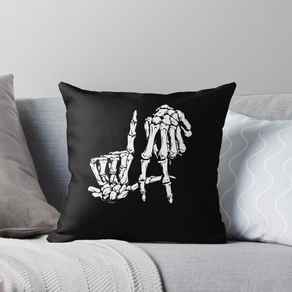Item preview, La Hand Sign Lazy DIY Halloween Costume Skeleton T-Shirt designed and sold by TamaraBoogar.