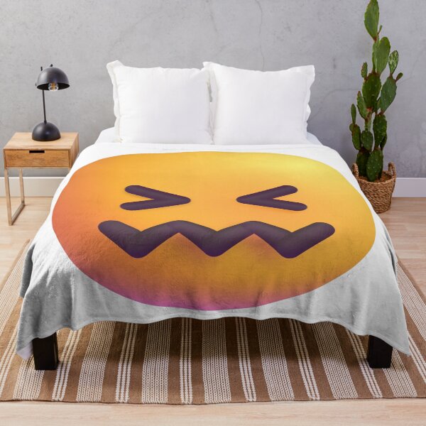 Item preview, Confused Face Emoji - Large designed and sold by abroadDesigns.