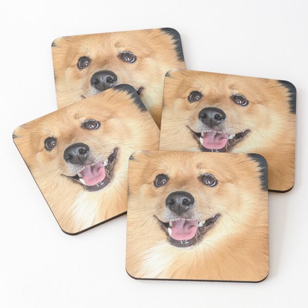 Item preview, Cute Pomeranian smiles designed and sold by Fluffycat2020.