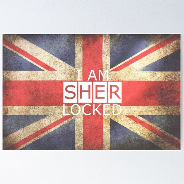 Item preview, I am SHERLOCKED - Union Jack designed and sold by downeymore.