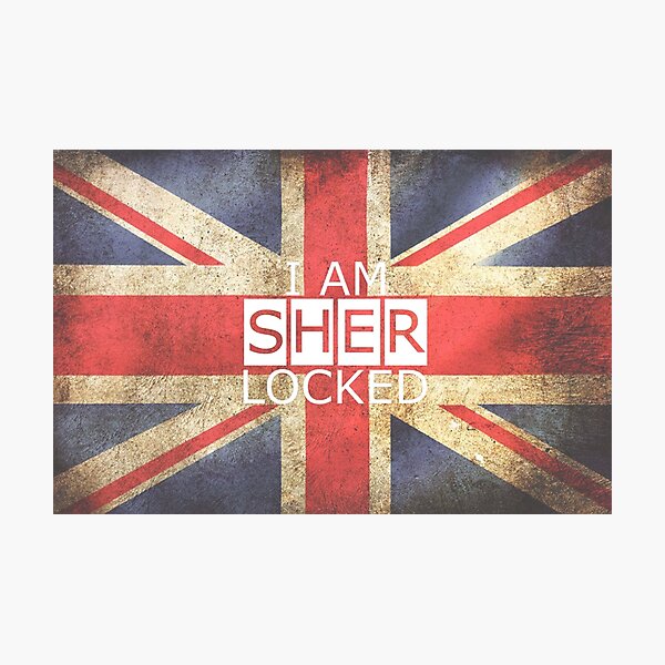 Item preview, I am SHERLOCKED - Union Jack designed and sold by downeymore.
