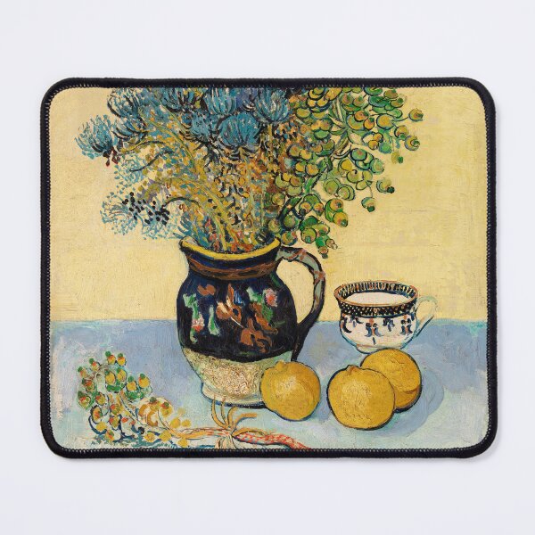 Item preview, Still Life - Nature morte by van Gogh with text designed and sold by MurellosArt.