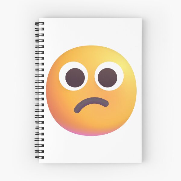 Item preview, Puzzled face emoji - large designed and sold by abroadDesigns.