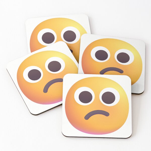 Item preview, Surprised Face Emoji - optimized designed and sold by abroadDesigns.