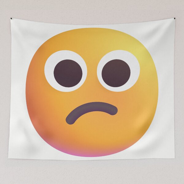 Item preview, Surprised Face Emoji - optimized designed and sold by abroadDesigns.
