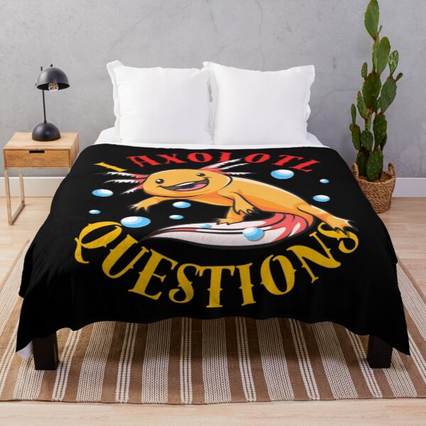 Item preview, Meme Anime Cute Axolotl Questions Ask A Lot Of Questions Pun designed and sold by SamuelFranz.