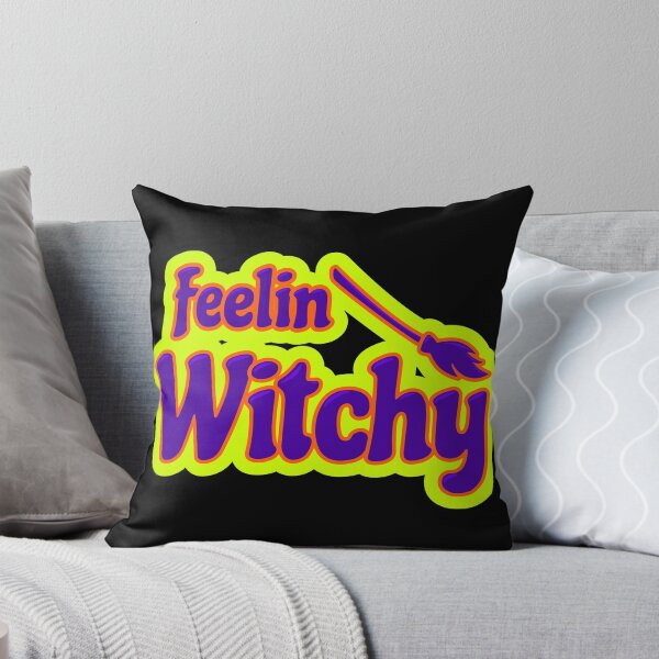 Item preview, Feelin Witchy funny Halloween women and girls saying for witches designed and sold by -JBell-.
