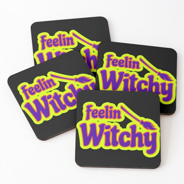 Item preview, Feelin Witchy funny Halloween women and girls saying for witches designed and sold by -JBell-.
