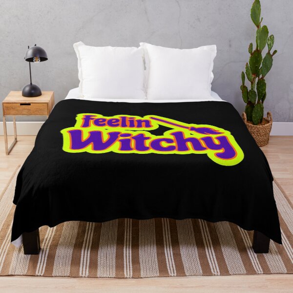 Item preview, Feelin Witchy funny Halloween women and girls saying for witches designed and sold by -JBell-.