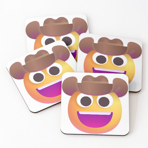 Item preview, Face with Cowboy Hat Emoji - Large designed and sold by abroadDesigns.