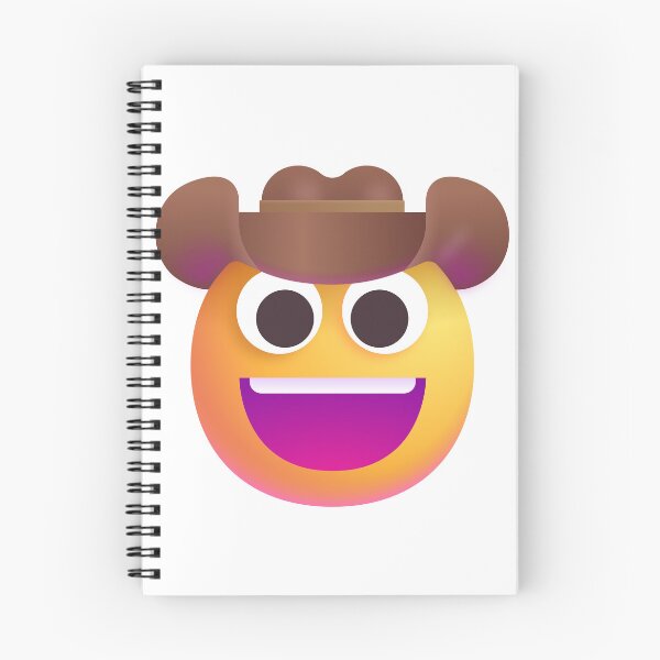 Item preview, Face with Cowboy Hat Emoji - Large designed and sold by abroadDesigns.