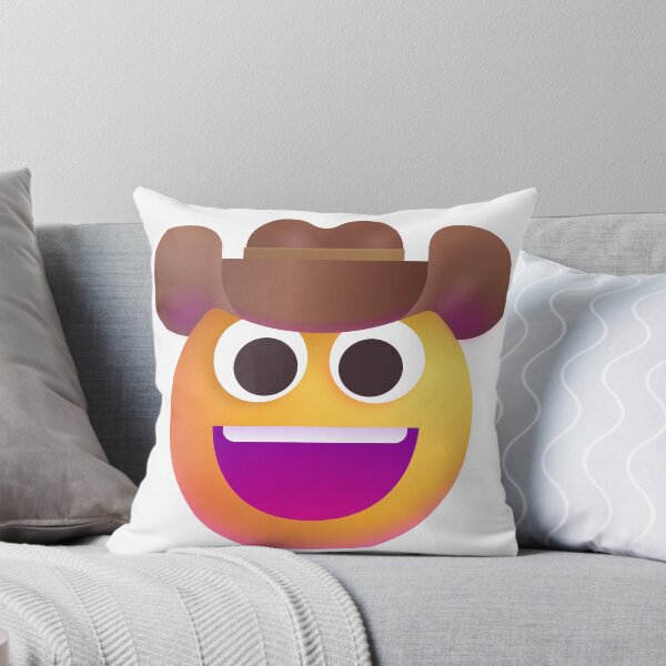 Item preview, Face with Cowboy Hat Emoji - Large designed and sold by abroadDesigns.
