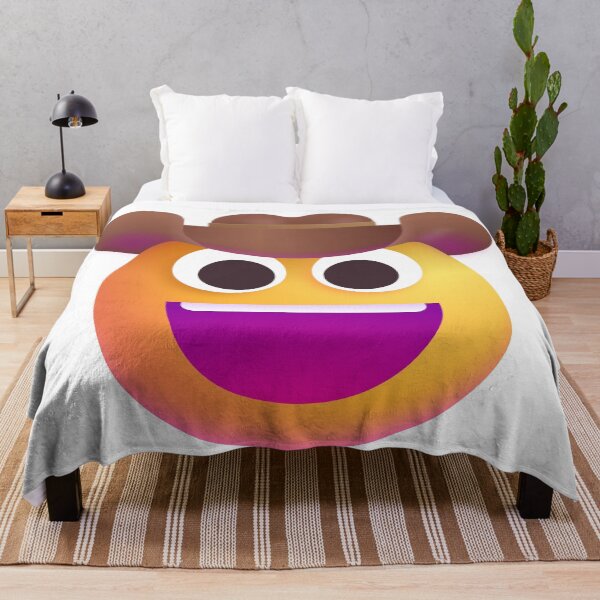 Item preview, Face with Cowboy Hat Emoji - Large designed and sold by abroadDesigns.