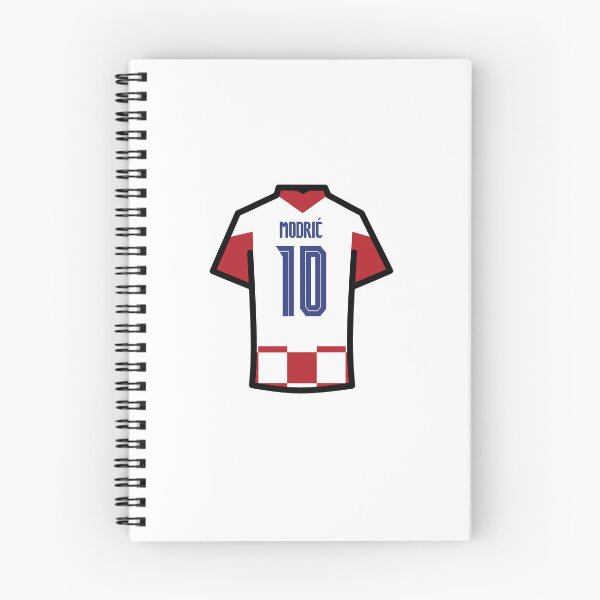 Item preview, Modric #10 CRO Red White Blue Football Jersey  designed and sold by Millustgfx.