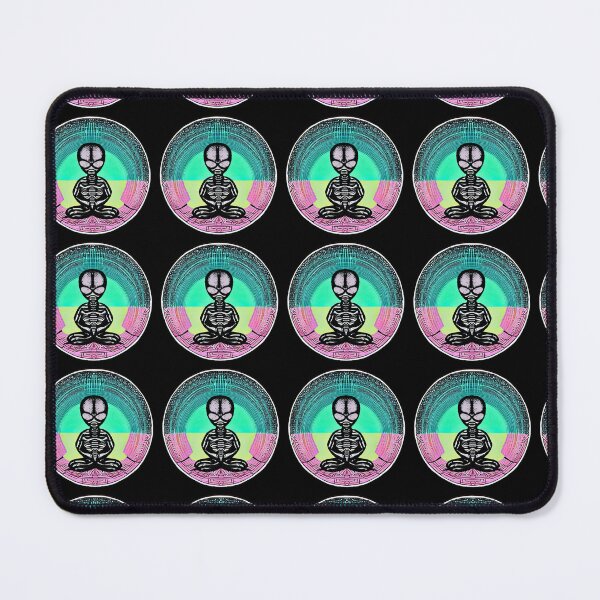 Item preview, Psychic Alien Skeleton Meditating Universal designed and sold by SubtleSplit.
