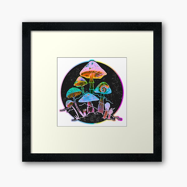 Garden of Shrooms 2020 Framed Art Print