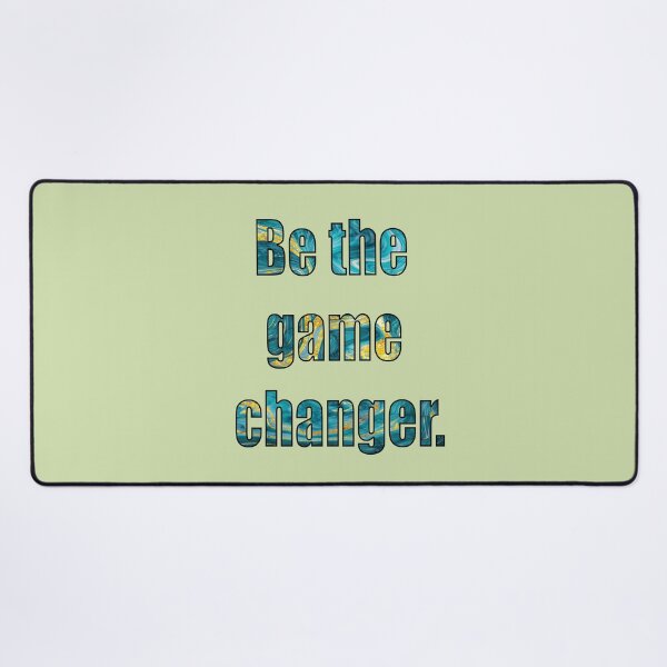 Item preview, Be The Game Changer Green Emerald designed and sold by VitezCrni.