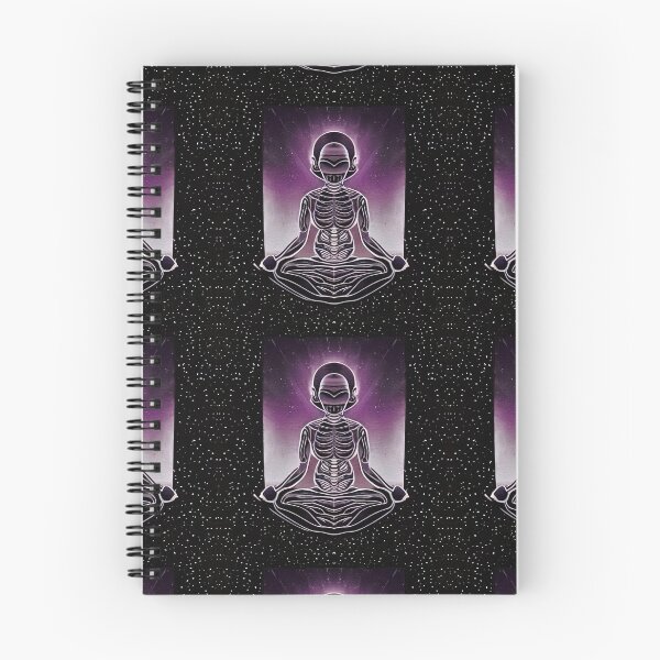 Item preview, Psychic Skeletal Female Alien Robot Meditating Universal Eighties designed and sold by SubtleSplit.