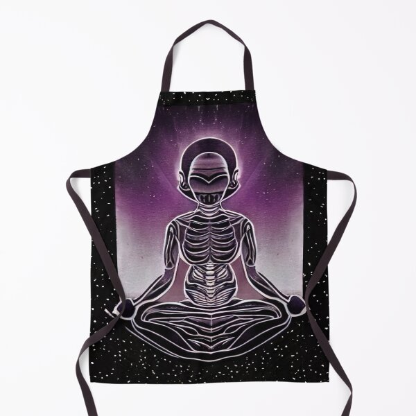 Item preview, Psychic Skeletal Female Alien Robot Meditating Universal Eighties designed and sold by SubtleSplit.