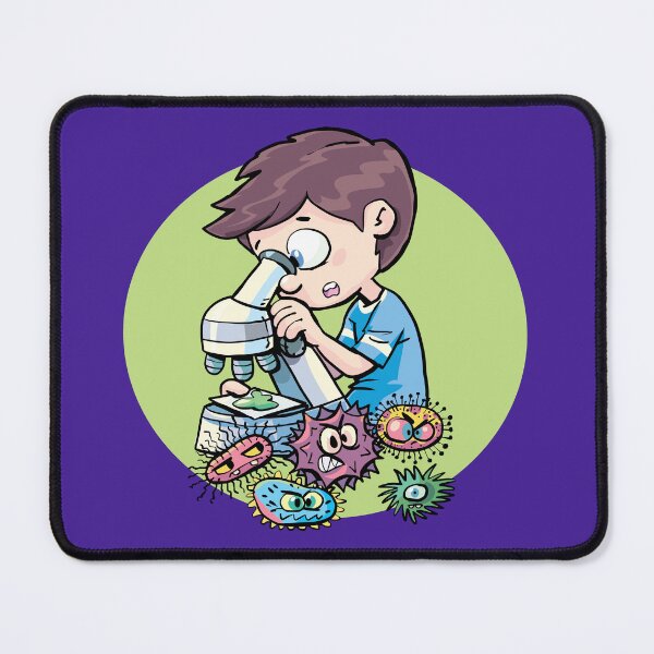 Item preview, boy looks through the microscope designed and sold by duxpavlic.