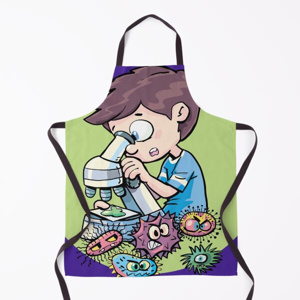 Item preview, boy looks through the microscope designed and sold by duxpavlic.