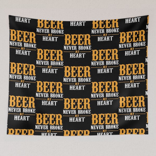 Item preview, Beer Never Broke My Heart designed and sold by PosterTreasured.