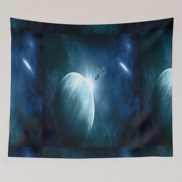 Item preview,   Cool blue nebula galaxy outer space Universe designed and sold by BEAUTY ⭐⭐⭐⭐⭐.
