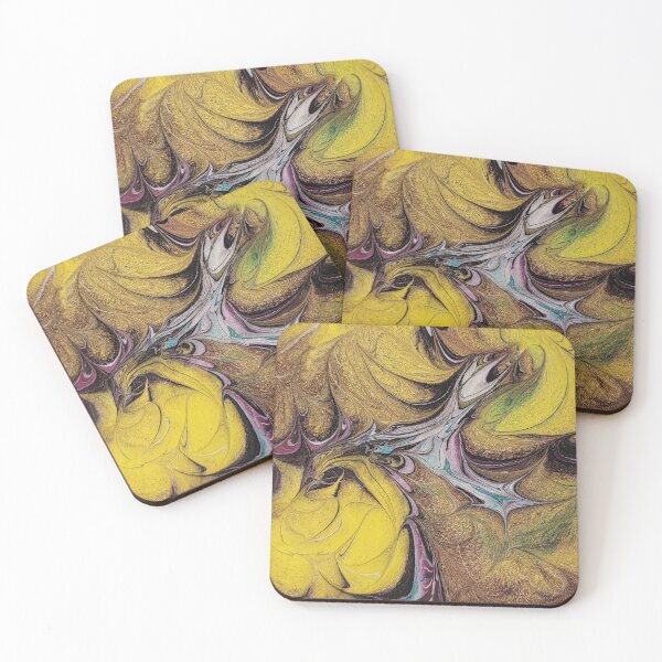 Item preview, Yellow Black Marbled designed and sold by Hilomind.