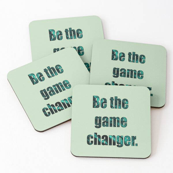 Item preview, Be The Game Changer Black Green designed and sold by VitezCrni.