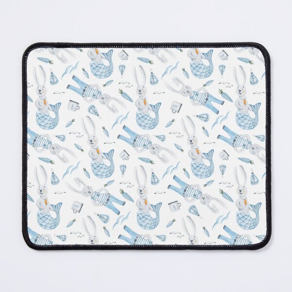 Item preview, Watercolor sailor hare and the mermaid. NY 2023 designed and sold by Nattalu.