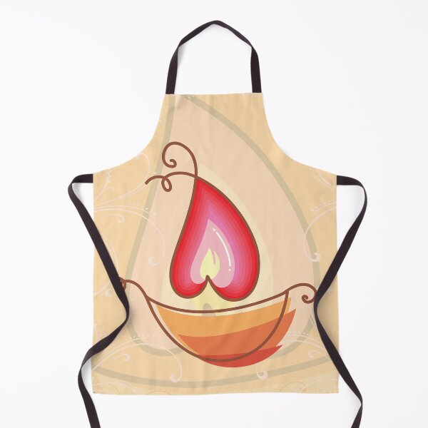 Item preview, Decorative Oil Lamp Diwali Festival of Light Greeting For Everyone designed and sold by Wiggly Lines.