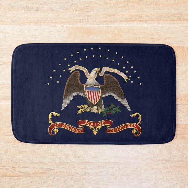Item preview, American civil war Regimental flag of the 20th maine  designed and sold by SimonBauwelinck.