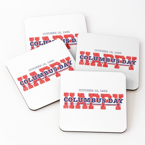 Item preview, happy. Columbus day,  October 1492 - American Flag designed and sold by rezze.