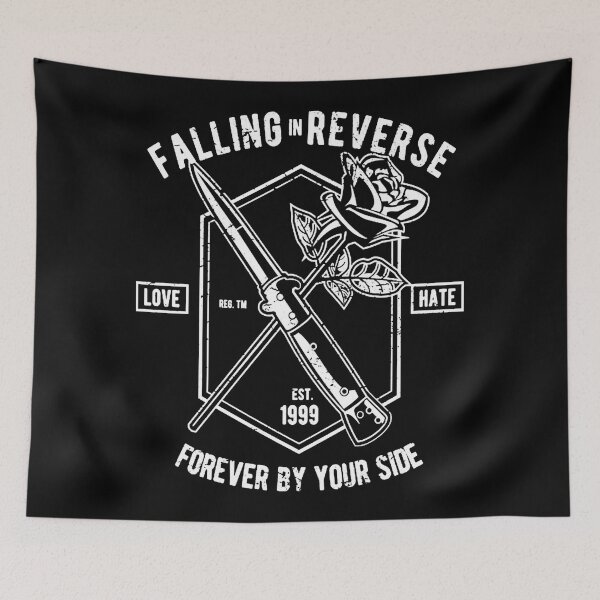 Item preview, Falling In Reverse Love And Hate Forever By Your Side Knife And Rose designed and sold by Alysagan457.