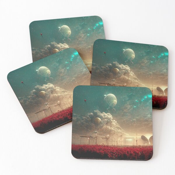 Item preview, Industrial Utopia Fantasy Flowers Plants Cosmos Comic Journey designed and sold by HRMNY25.