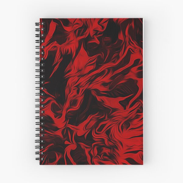 Item preview, Swirls of Rich Red Velvet - Modern Contemporary designed and sold by WisdomInspired.