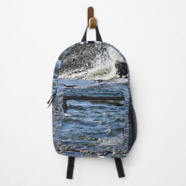 Item preview, "waves crashing on rocks" designed and sold by Shubatdesigns.
